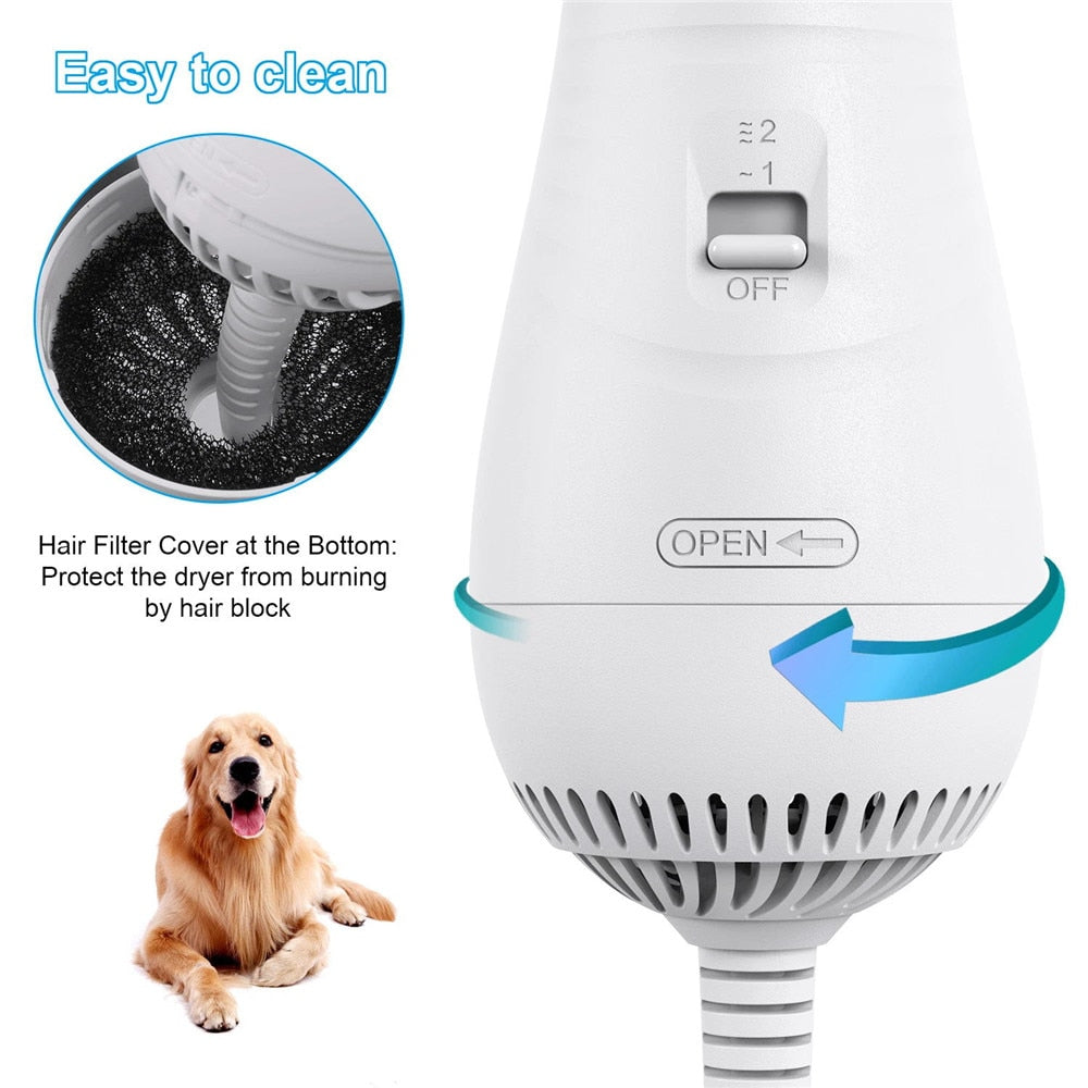Portable 2 In 1 Dog Hair Dryer